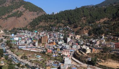 बुर्तिबाङ बजार : नमुना सहरको काम सुस्त गतिमा