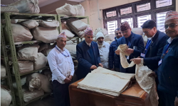 सचिव रेग्मीद्वारा मालपोत कार्यालयको आकस्मिक निरीक्षण