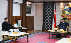 अध्यक्ष ओली बालुवाटारमा, मन्त्रिपरिषद् विस्तार लगायतका विषयमा छलफल