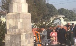 सभामुख घिमिरेद्वारा शहीदप्रति श्रद्धाञ्जली अर्पण