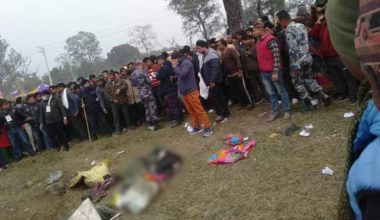 खिचडी महोत्सवमा ग्यास सिलिन्डर पड्किँदा एक जनाको मृत्यु