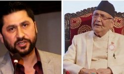 ओली र लामिछानेबीच सत्ता गठबन्धनमा भएको सहमतिबारे बारे छलफल