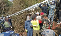 विमान दुर्घटना : बेपत्ताको खोजी कार्य राति पनि गरिने