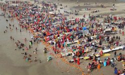 महाकालीको हरिहर घाटमा मकर मेला