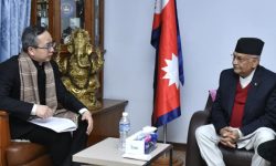 एमाले अध्यक्ष ओलीसँग चिनियाँ राजदूतको भेट