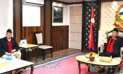 प्रचण्ड र ओलीको भेट