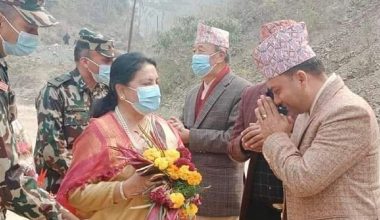 राष्ट्रपति भण्डारीद्वारा बराहक्षेत्रको दर्शन