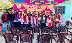 रिद्धिसिद्धि सिमेन्टद्वारा एक दिने निःशुल्क स्वास्थ्य शिविर सम्पन्न