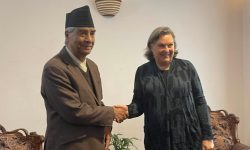 सभापति देउवा र अमेरिकी उपविदेशमन्त्री नुल्यान्डबीच भेट