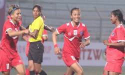 साफ यू-ट्वान्टी महिला च्याम्पियनसिप : नेपालले आज भुटानसँग प्रतिस्पर्धा गर्दै