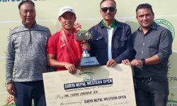 सूर्य नेपाल वेस्टर्न ओपन गल्फको उपाधि शुक्रलाई