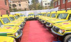 नेपाल रेडक्रस सोसाइटीद्वारा ३० एम्बुलेन्स हस्तान्तरण
