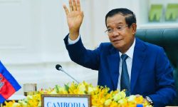 कम्बोडियाका प्रधानमन्त्री लाओस भ्रमणमा