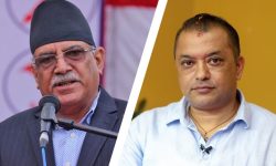 प्रधानमन्त्री दाहाल र महामन्त्री थापाबीच भेटवार्ता