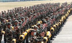 नेपाली सेना दिवसको अवसरमा यस्ताे देखियाे सैनिक मञ्च टुँडिखेल (फोटो फिचर)