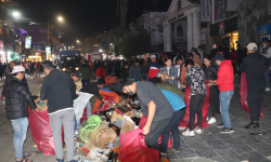 पोखरा लेकसाइडको आगलागी दुई घण्टापछि नियन्त्रणमा