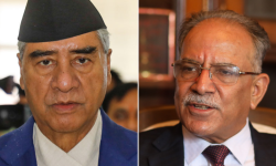 प्रधानमन्त्री दाहाल र सभापति देउवाबीच भेटवार्ता