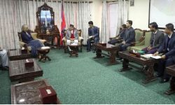 सभामुख घिमिरे र बेलायती राजदूतबीच भेटवार्ता