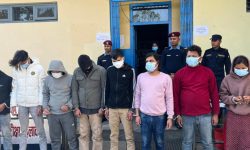 मोबाइल बैंकिङ एप ह्याक गरी चोरी गर्ने आठ जना पक्राउ