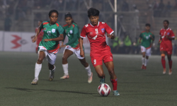 साफ यू–२० महिला च्याम्पियनसिप : नेपाललाई ३–० ले पराजित गर्दै बंगलादेशले जित्याे