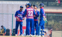 आईसीसी विश्वकप क्रिकेट लिग–२ त्रिदेशीय शृंखलामा नेपालकाे नामिबियामाथि शानदार जित