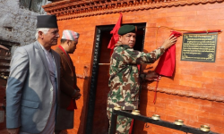 सेनाद्वारा निशान भगवती मन्दिरको जीर्णोद्घार