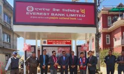 एभरेष्ट बैंकद्वारा ललितपुरमा सोलार बस स्टयान्डको उद्घाटन