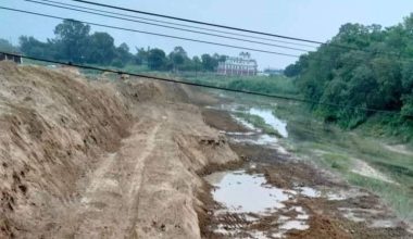 तटबन्धसहितको करिडोर निर्माण सुरु