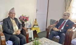 अध्यक्ष नेपाल र भारतीय विदेश सचिव क्वात्राबीच शिष्टाचार भेटवार्ता