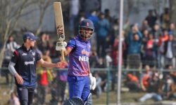 नामिबियाले नेपाललाई जितको लागि २८६ रनको चुनौती दियो