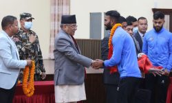 विजेता खेलाडीलाई प्रतिव्यक्ति २ लाख पुरस्कार दिने प्रधानमन्त्रीको घोषणा