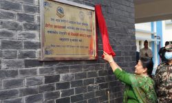 राष्ट्रपति भण्डारीद्वारा अस्पतालको नवनिर्मित भवन उद्घाटन