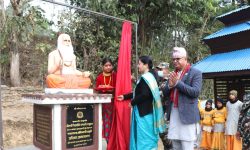 राष्ट्रपतिद्वारा षडानन्द र योगमायाको सालिक अनावरण