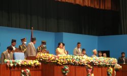 आर्थिक उत्थानका लागि सबैको सहकार्य आवश्यक छ : राष्ट्रपति