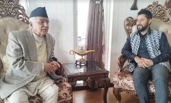 पौडेल र सभापति लामिछानेबीच भेटवार्ता