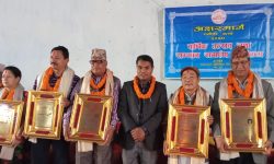 पनौतीमा पाँच कवि सम्मान