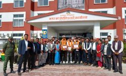 तिलोत्तमा नगरपालिकाले गर्‍याे खेलाडीलाई नगदसहित सम्मान