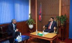 उपप्रधानमन्त्री श्रेष्ठसँग बंगलादेशका राजदूत चौधरीको भेट