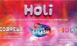 होली इभेन्टको टिकट खरिद गर्ने एकै प्लेटफर्म आइएमई पे