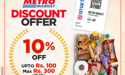 मेट्रो सुपर मार्केटमा स्मार्ट क्युआर मार्फत भुक्तानी गर्दा १० प्रतिशत अतिरिक्त छुट