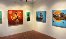 कलाकार दम्पतीको चित्रकला प्रदर्शनी