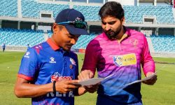 यूएई विरूद्ध नेपाल टस जितेर ब्याटिङमा