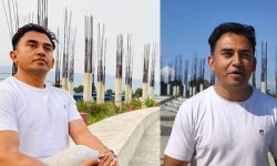 रंगशाला निर्माणस्थल चितवन पुगेर धुर्मुसले भने, ‘बाँकी निर्माणको जिम्मा सरकारले लिओस्’