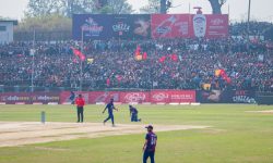 नेपालविरुद्ध यूएई कप्तानको अर्धशतक