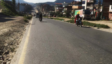 सूर्यविनायक-साँगा छ लेन सडकखण्डको विस्तार सुरु