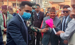 नवनिर्वाचित राष्ट्रपति पौडेल पुगे पशुपति मन्दिर