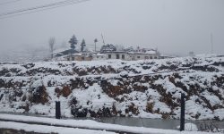 चुम र नुब्री भ्याली आसपासका क्षेत्रमा हिमपात