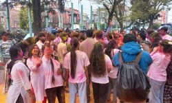 माइतीघर मण्डलामा मनाइयो फगुवा उत्सव