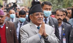 त्रिवि क्रिकेट मैदान पुगे प्रधानमन्त्री प्रचण्ड