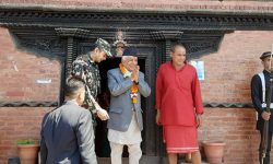 गोरखा दरबार पुगेर राष्ट्रपतिले गरे पूजापाठ